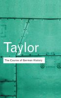 The course of German history : a survey of the development of German history since 1815 /