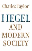 Hegel and modern society /
