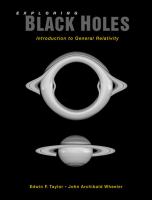 Exploring black holes : introduction to general relativity /