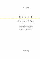Sound evidence : speech communities and social accents in Aix-en-Provence /