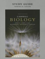 Study guide for Campbell biology [by] Jane B. Reece, Lisa A. Urry, Michael L. Cain, Steven A. Wasserman, Peter V. Minorsky, Robert B. Jackson /