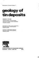 Geology of tin deposits /