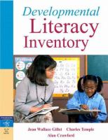Developmental literacy inventory /