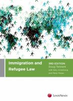 Immigration and refugee law /