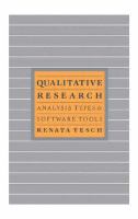 Qualitative research : analysis types and software tools /