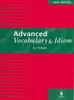 Advanced vocabulary & idiom /