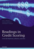Readings in credit scoring /