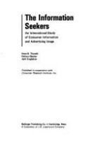 The information seekers : an international study of consumer information and advertising image /
