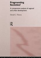 Fragmenting societies? : a comparative analysis of regional and urban development /