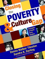 Closing the poverty & culture gap : strategies to reach every student /
