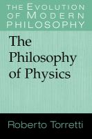 The philosophy of physics /