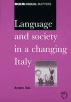 Language and society in a changing Italy /