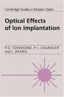 Optical effects of ion implantation /
