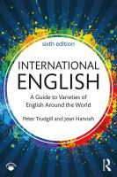 International English : a guide to varieties of English around the world /