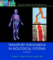 Transport phenomena in biological systems /