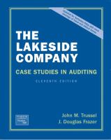 The Lakeside Company : case studies in auditing /