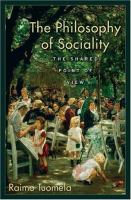 The philosophy of sociality : the shared point of view /