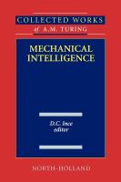 Mechanical intelligence /