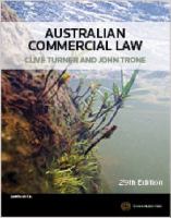 Australian commercial law /