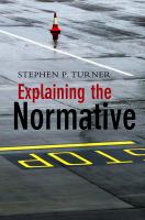 Explaining the normative /
