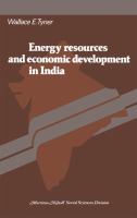 Energy resource and economic development in India /