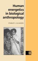 Human energetics in biological anthropology /