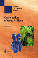 Conservation of wood artifacts : a handbook /