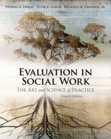 Evaluation in social work : the art and science of practice /