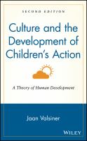 Culture and the development of children's action : a theory of human development /