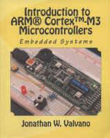 Embedded systems : introduction to the arm® cortex(TM)-M3.