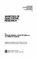 Varieties of qualitative research /