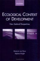 Ecological context of development : New Zealand perspectives /