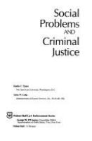 Social problems and criminal justice /