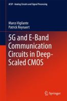 5G and E-Band Communication Circuits in Deep-Scaled CMOS