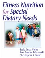 Fitness nutrition for special dietary needs /