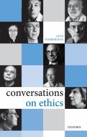 Conversations on ethics /