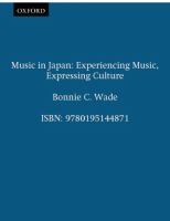 Music in Japan : experiencing music, expressing culture /