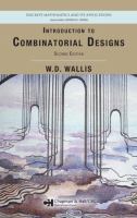Introduction to combinatorial designs /