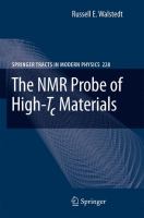 The NMR probe of high-Tc materials /