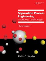 Separation process engineering : includes mass transfer analysis /