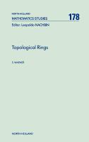 Topological rings /