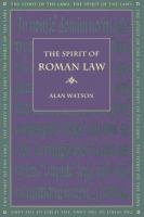 The spirit of Roman law /
