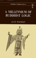 A millennium of Buddhist logic /