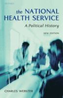 The National Health Service : a political history /