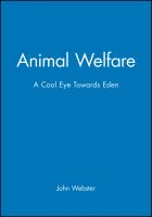 Animal welfare : a cool eye towards Eden /