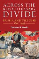 Across the revolutionary divide Russia and the USSR, 1861-1941 /