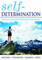 Self-determination : instructional and assessment strategies /