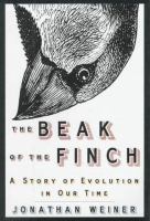 The beak of the finch : a story of evolution in our time /