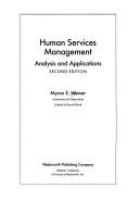 Human services management : analysis and applications /