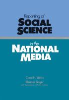 Reporting of social science in the national media /